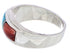 Silver And Multicolor Inlay Southwest Jewelry Ring Size 6-3/4 UX36119